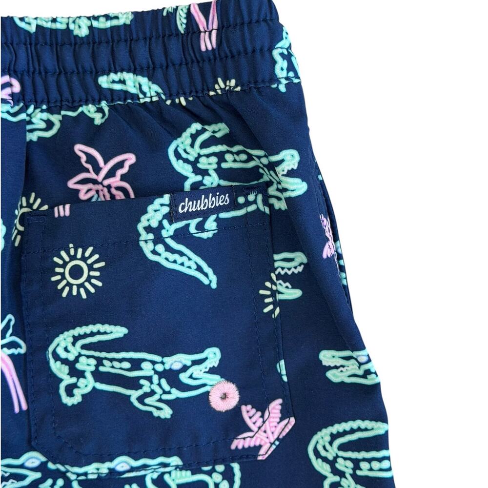 Chubbies Kids Alligator Swim Trunks 4T - Picture 5 of 5
